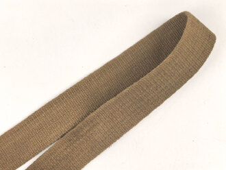 Leder/ Leinenriemen geschwärzt, Breite knapp 4cm,...
