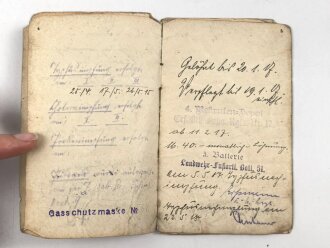 1. Weltkrieg, Soldbuch Duplikat und Entlassungsschein eines Angehörigen im Landwehr Fußartillerie  Battl. 51.