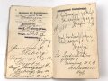 Kaiserliche Marine, Militärpaß eines Angehörigen in einer Matrosen Artillerie Abteilung Helgoland, dazu sein Führungszeugnis von 1912