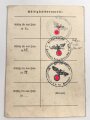 Soldatenfamilienarztkarte, datiert 1942