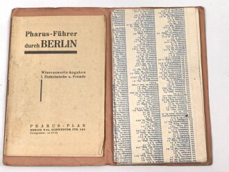 "Pharus Plan Berlin mit kleinem Führer"...