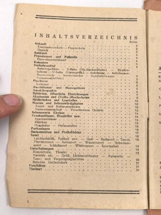 "Pharus Plan Berlin mit kleinem Führer" datiert 1941, Maße: 21x15cm