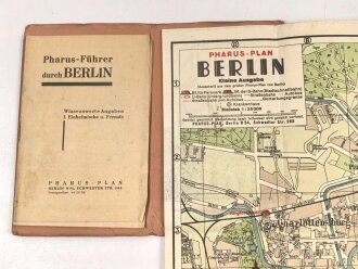 "Pharus Plan Berlin mit kleinem Führer" datiert 1941, Maße: 21x15cm