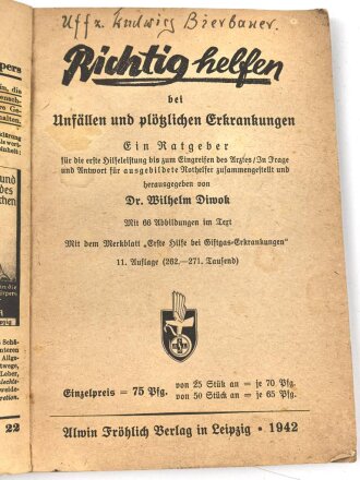 "Richtig helfen bei Unfällen und...