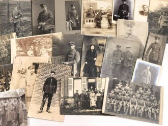 Kaiserreich und 1. Weltkrieg, 50 originale Fotos, meist im Ansichtskartenformat