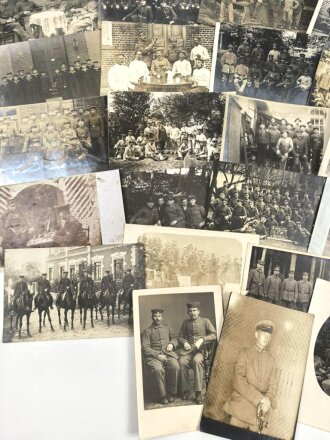 Kaiserreich und 1. Weltkrieg, 50 originale Fotos, meist im Ansichtskartenformat