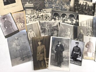 Kaiserreich und 1. Weltkrieg, 50 originale Fotos, meist im Ansichtskartenformat