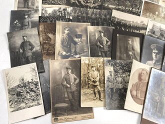Kaiserreich und 1. Weltkrieg, 50 originale Fotos, meist im Ansichtskartenformat