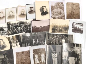 Kaiserreich und 1. Weltkrieg, 50 originale Fotos, meist im Ansichtskartenformat
