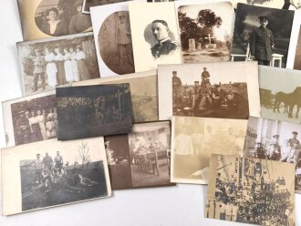 Kaiserreich und 1. Weltkrieg, 50 originale Fotos, meist im Ansichtskartenformat