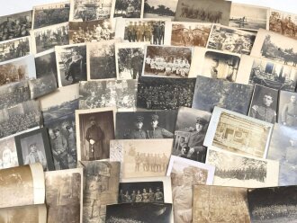Kaiserreich und 1. Weltkrieg, 50 originale Fotos, meist im Ansichtskartenformat