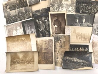 Kaiserreich und 1. Weltkrieg, 50 originale Fotos, meist im Ansichtskartenformat