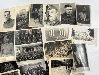 Konvolut 50 originale Fotos aus unterschiedlichen Nachlässen, meist Wehrmacht