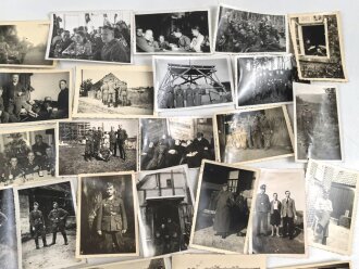 Konvolut 50 originale Fotos aus unterschiedlichen Nachlässen, meist Wehrmacht