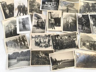 Konvolut 50 originale Fotos aus unterschiedlichen Nachlässen, meist Wehrmacht