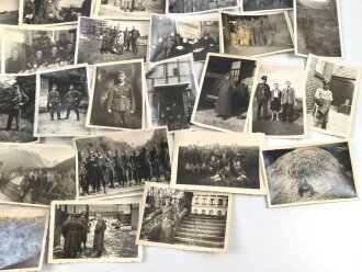 Konvolut 50 originale Fotos aus unterschiedlichen Nachlässen, meist Wehrmacht