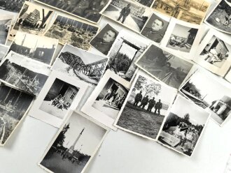 Konvolut 50 originale Fotos aus unterschiedlichen Nachlässen, meist Wehrmacht