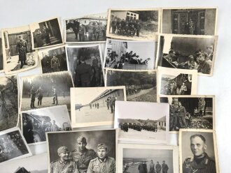 Konvolut 50 originale Fotos aus unterschiedlichen Nachlässen, meist Wehrmacht
