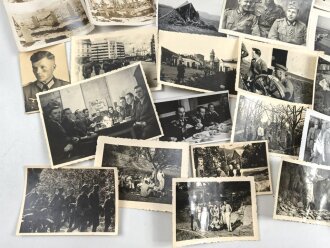 Konvolut 50 originale Fotos aus unterschiedlichen Nachlässen, meist Wehrmacht