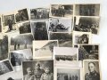 Konvolut 50 originale Fotos aus unterschiedlichen Nachlässen, meist Wehrmacht