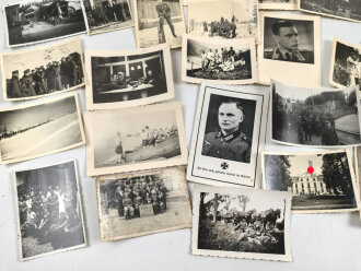 Konvolut 50 originale Fotos aus unterschiedlichen Nachlässen, meist Wehrmacht