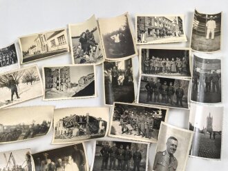 Konvolut 50 originale Fotos aus unterschiedlichen Nachlässen, meist Wehrmacht
