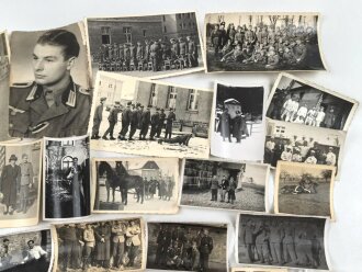 Konvolut 50 originale Fotos aus unterschiedlichen Nachlässen, meist Wehrmacht
