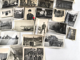 Konvolut 50 originale Fotos aus unterschiedlichen Nachlässen, meist Wehrmacht
