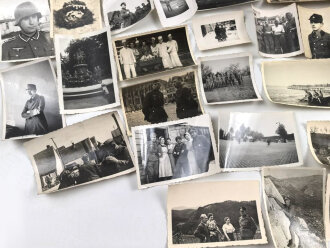 Konvolut 50 originale Fotos aus unterschiedlichen Nachlässen, meist Wehrmacht