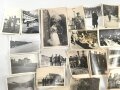 Konvolut 50 originale Fotos aus unterschiedlichen Nachlässen, meist Wehrmacht