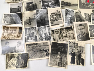 Konvolut 50 originale Fotos aus unterschiedlichen Nachlässen, meist Wehrmacht