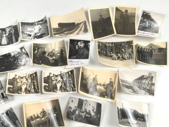 Konvolut 50 originale Fotos aus unterschiedlichen Nachlässen, meist Wehrmacht