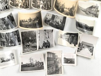 Konvolut 50 originale Fotos aus unterschiedlichen Nachlässen, meist Wehrmacht