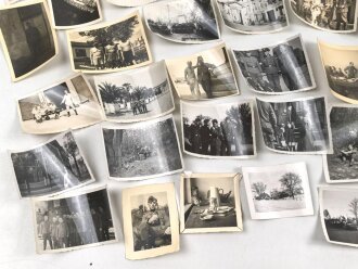 Konvolut 50 originale Fotos aus unterschiedlichen Nachlässen, meist Wehrmacht