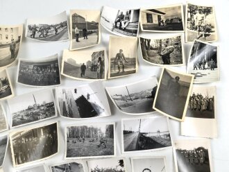 Konvolut 50 originale Fotos aus unterschiedlichen Nachlässen, meist Wehrmacht