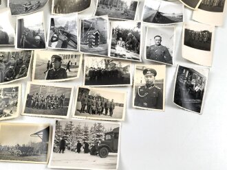 Konvolut 50 originale Fotos aus unterschiedlichen Nachlässen, meist Wehrmacht