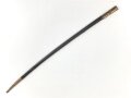 Kaiserreich, Scheide für einen Degen, Messingbeschläge, die Lederscheide mehrfach gebrochen. Gesamtlänge 85cm