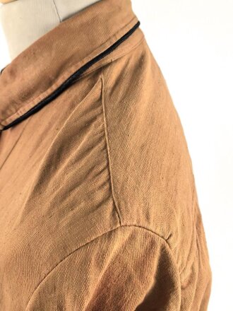 Dienstbluse für einen Angehörigen der SA. schwarze Kragenkordel, Etikett verwaschen