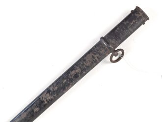 Scheide für einen Säbel III.Reich. Originallack, ungereinigtes Stück, Gesamtlänge 80,2cm