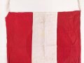Österreich Fahne, mit hoher wahrscheinlichkeit aus den 1930iger Jahren, stammt aus einem alten Bestand mit vielen Hakenkreuzfahnen und Teilen davon. Maße 55 x 60cm