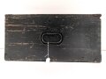 Fernschreibstationskasten Wehrmacht. Maße etwa 46 x 51 x 23cm. Originallack, ungereinigtes Stück