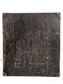 Fernschreibstationskasten Wehrmacht. Maße etwa 46 x 51 x 23cm. Originallack, ungereinigtes Stück