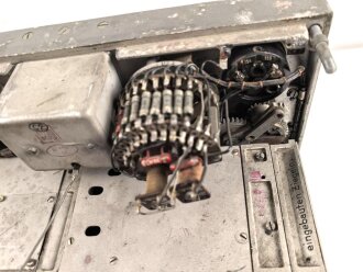 Funk Horch Empfänger Eb, Fu.H.Eb. datiert 1941. Seltenes Gerät, Originallack, Funktion nicht geprüft.