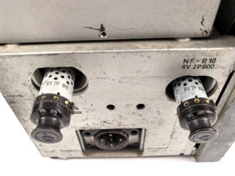 Funk Horch Empfänger Eb, Fu.H.Eb. datiert 1941. Seltenes Gerät, Originallack, Funktion nicht geprüft.