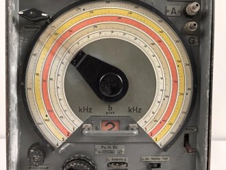 Funk Horch Empfänger Eb, Fu.H.Eb. datiert 1941. Seltenes Gerät, Originallack, Funktion nicht geprüft.