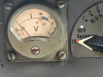 Funk Horch Empfänger Eb, Fu.H.Eb. datiert 1941. Seltenes Gerät, Originallack, Funktion nicht geprüft.