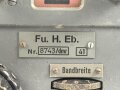 Funk Horch Empfänger Eb, Fu.H.Eb. datiert 1941. Seltenes Gerät, Originallack, Funktion nicht geprüft.