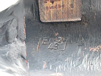 Fahrzeugantennensockel für Kübelwagen der Wehrmacht. Originallack.