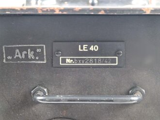 Lauschempfänger 40 , LE40 der Wehrmacht. Gerät...