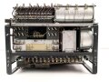 Lauschempfänger 40 , LE40 der Wehrmacht. Gerät Nummer 2818, datiert 1942. Originallack, Funktion nicht geprüft. verwendet um Fernsprechverbindungen abzuhören
